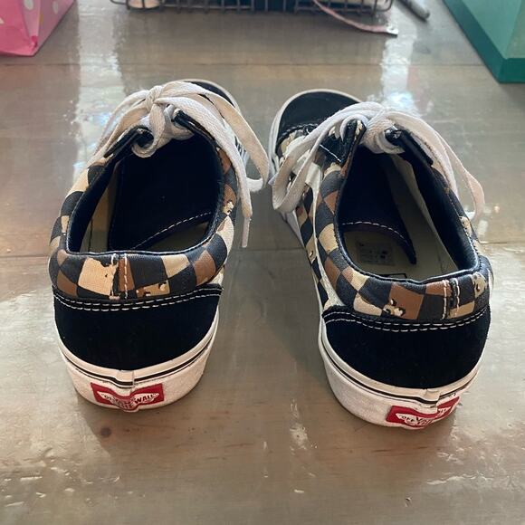 Vans Desert Camo Checkerboard Shoes Sz 4.5 M/6W - Picture 6 of 11